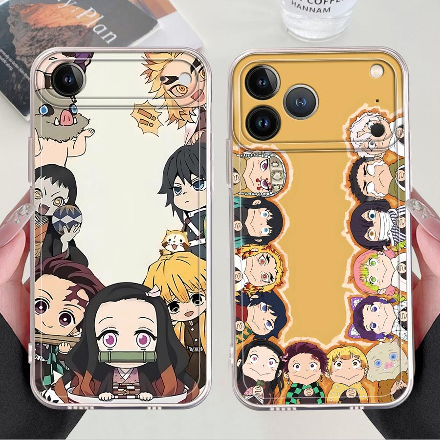 Phone Accessories Demon Slayer - Soft Phone Cover Case for iPhone