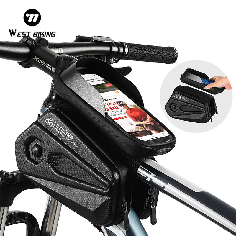 Youtube Phone Accessories - WEST BIKING Bicycle Top Tube Bag