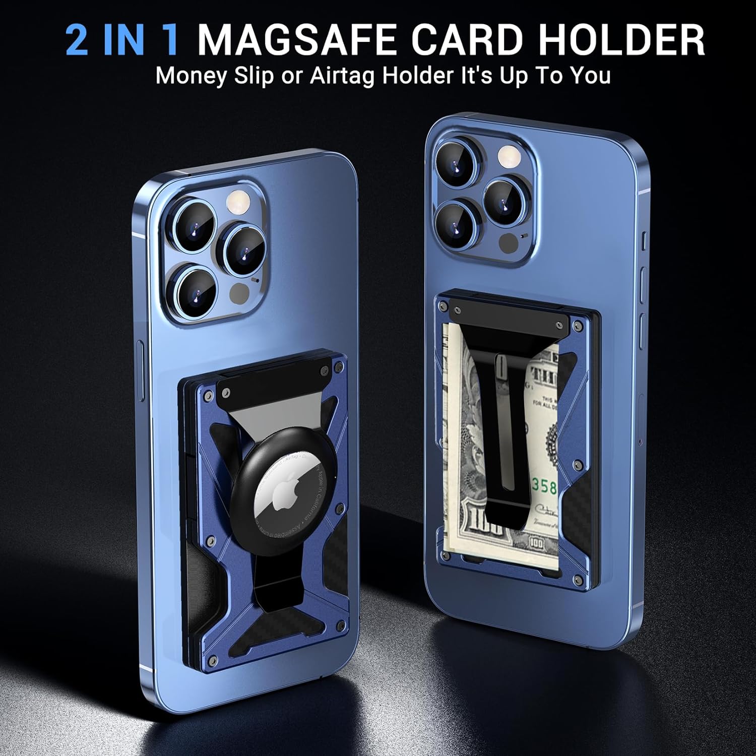 Phone Accessories Business - MagSafe Wallet Money Clip with AirTag