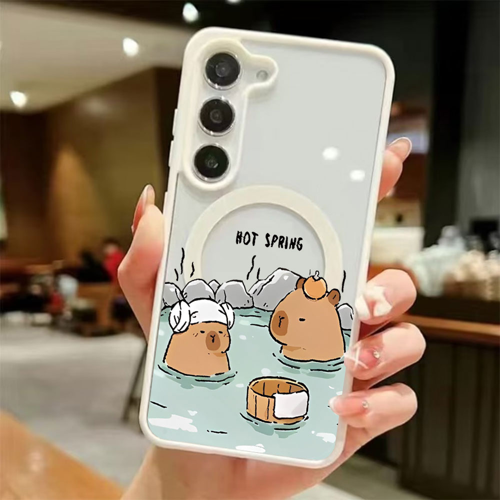 Samsung Accessories Phone - Color Transparent Magnetic Phone Case For