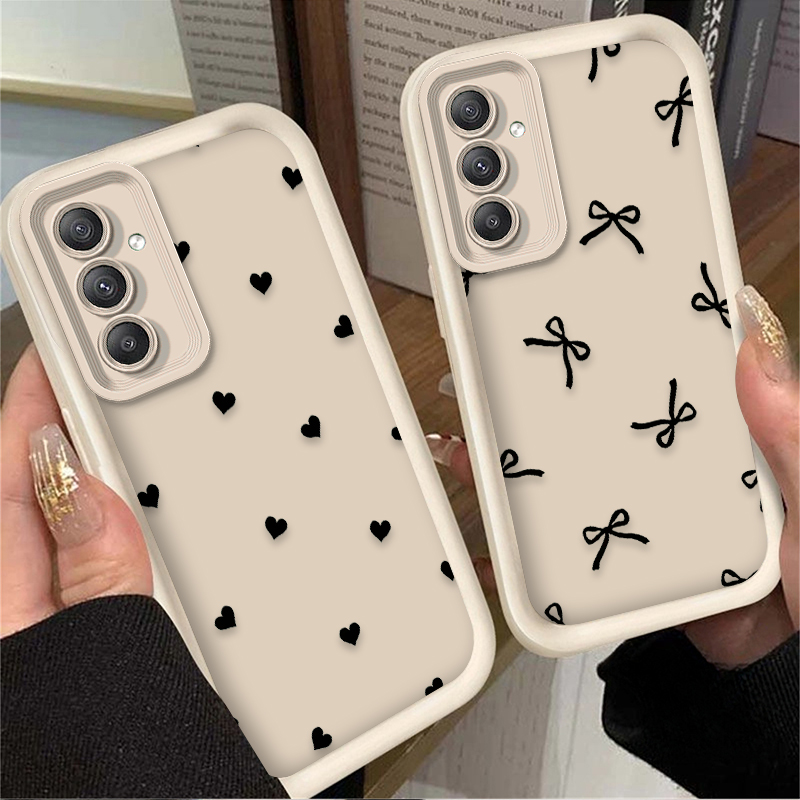 Black Love Heart Bowknot Case  - Samsung Accessories Phone 评论和价格