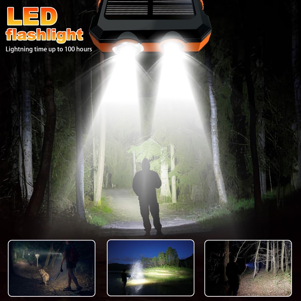 Solar Power Bank10000/20000MAH - Portable Charger 20000Mah 评论和价格