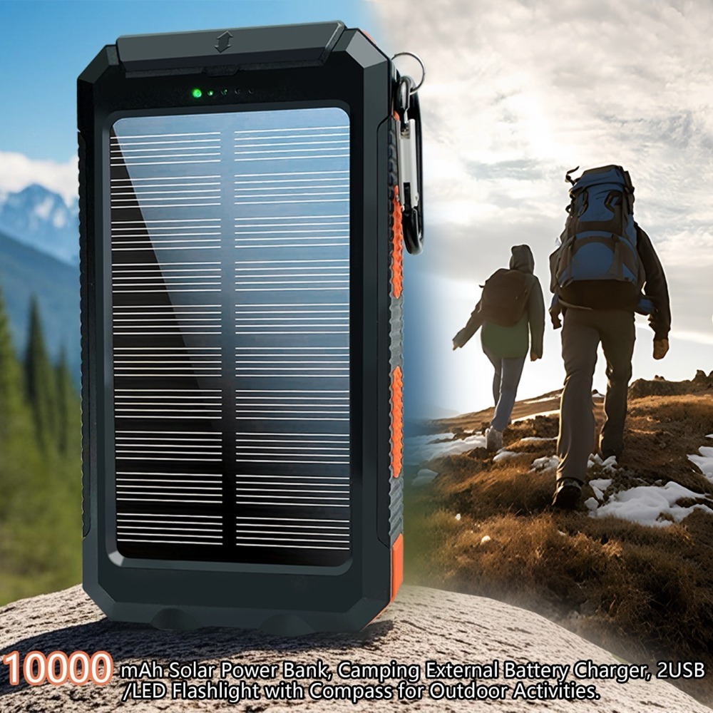 Solar Power Bank10000/20000MAH - Portable Charger 20000Mah 评论和价格