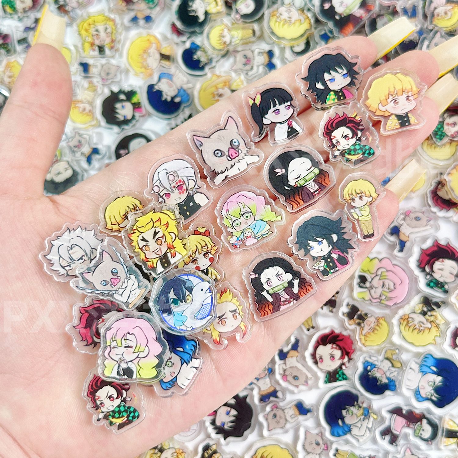 50/100Pcs 1/2cm Mini Demon Sla - Phone Accessories Demon Slayer 评论和价格