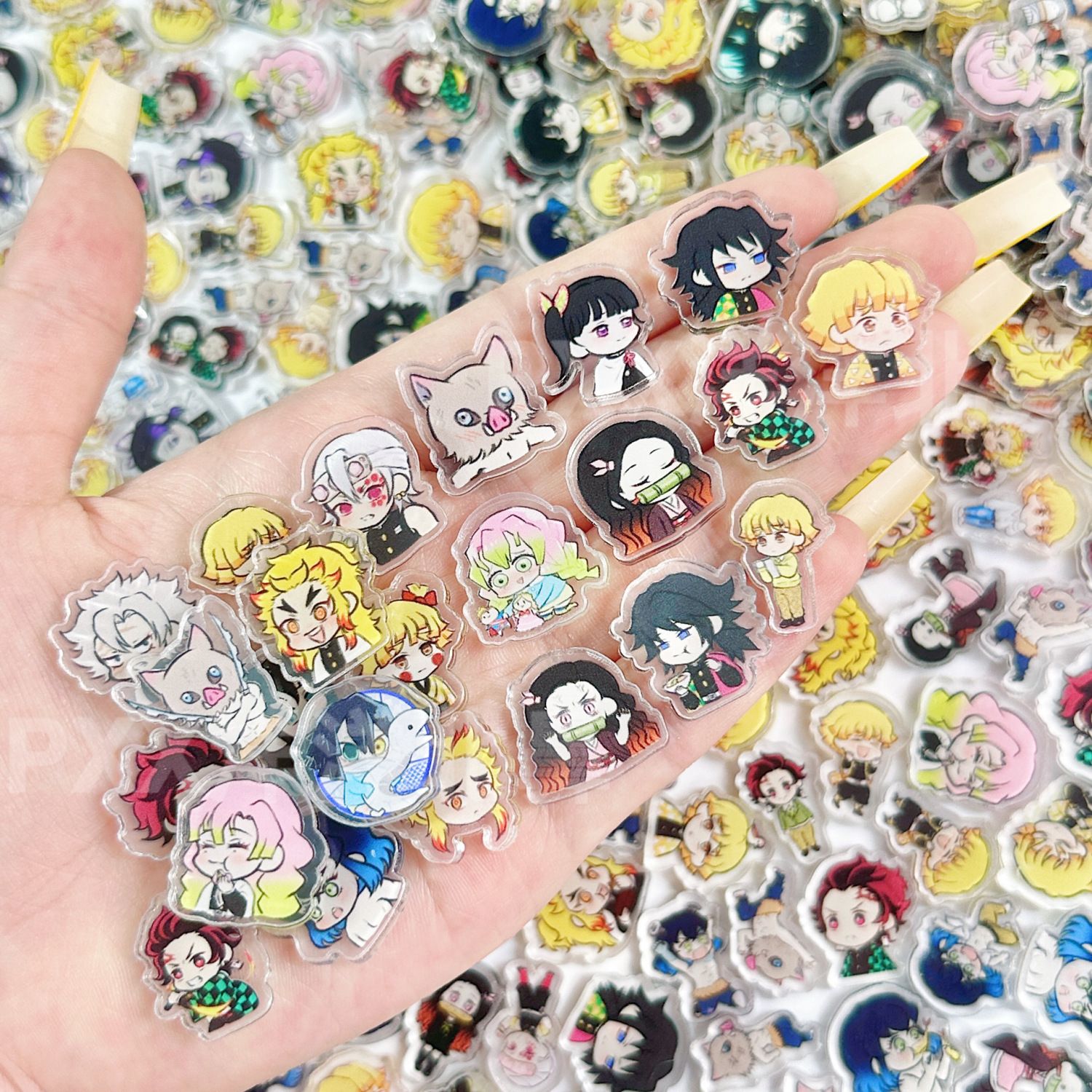 50/100Pcs 1/2cm Mini Demon Sla - Phone Accessories Demon Slayer 评论和价格