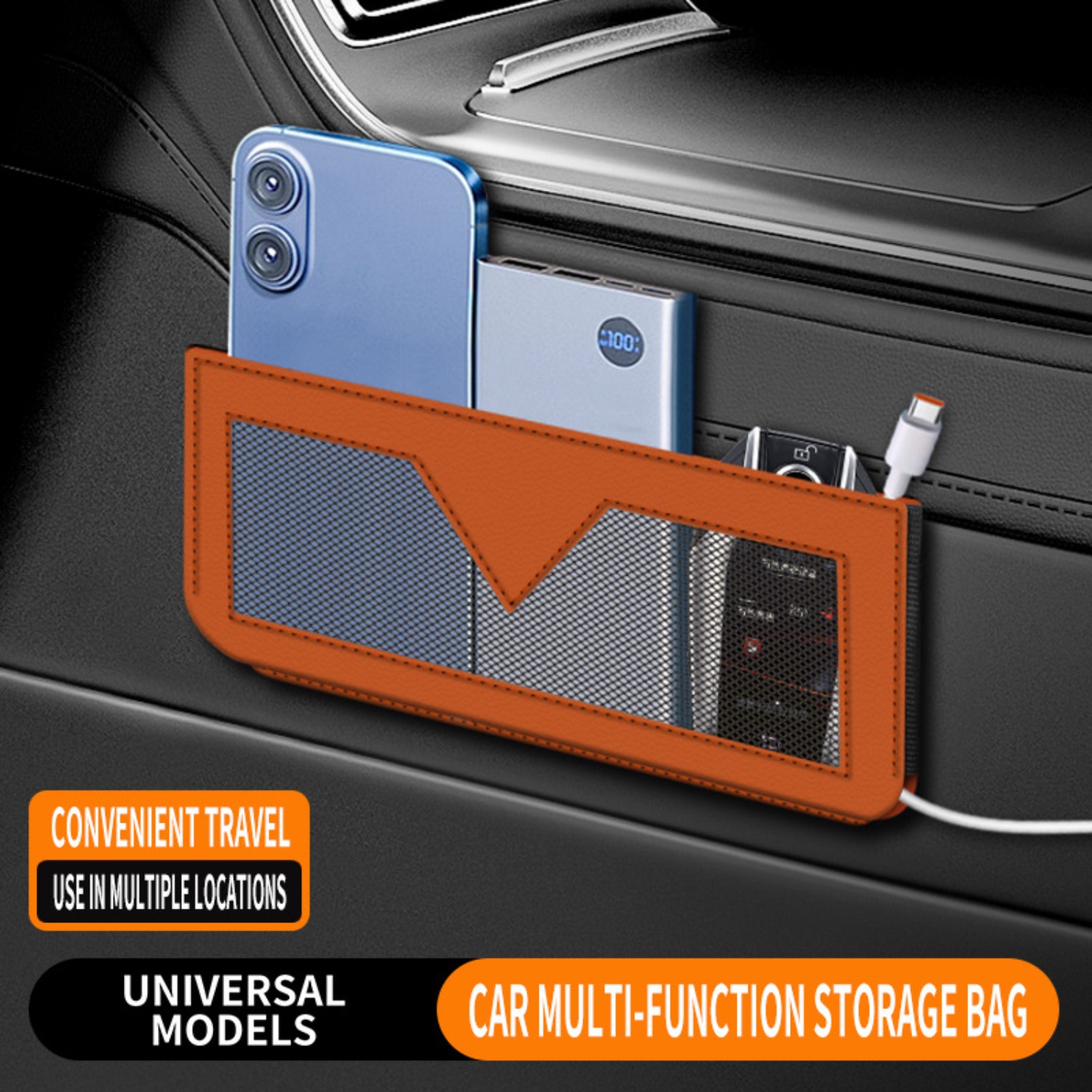 Multifunctional Car Side Stora - Phone Accessories Receipt 评论和价格
