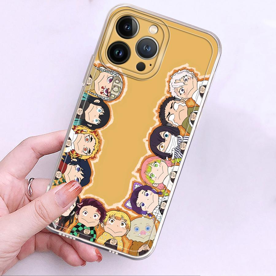 Soft Phone Cover Case for iPho - Phone Accessories Demon Slayer 评论和价格