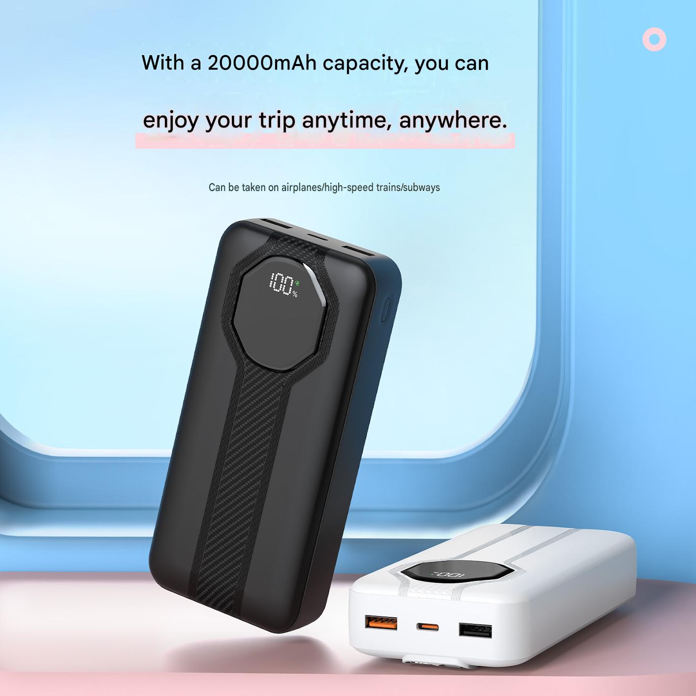 20000mAh Power Bank with Digit - Portable Charger 20000Mah 评论和价格