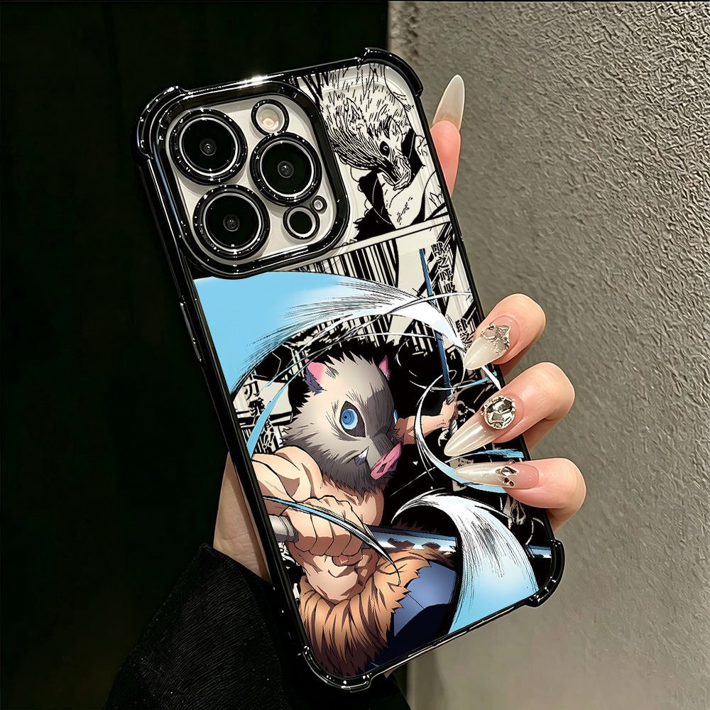 Plating Phone Case For Google  - Phone Accessories Demon Slayer 评论和价格