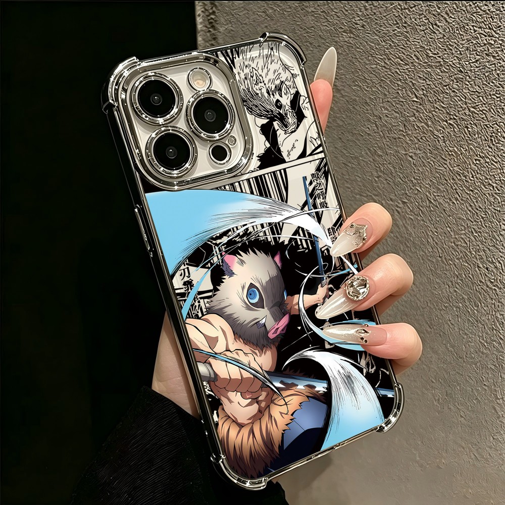 Plating Phone Case For Google  - Phone Accessories Demon Slayer 评论和价格