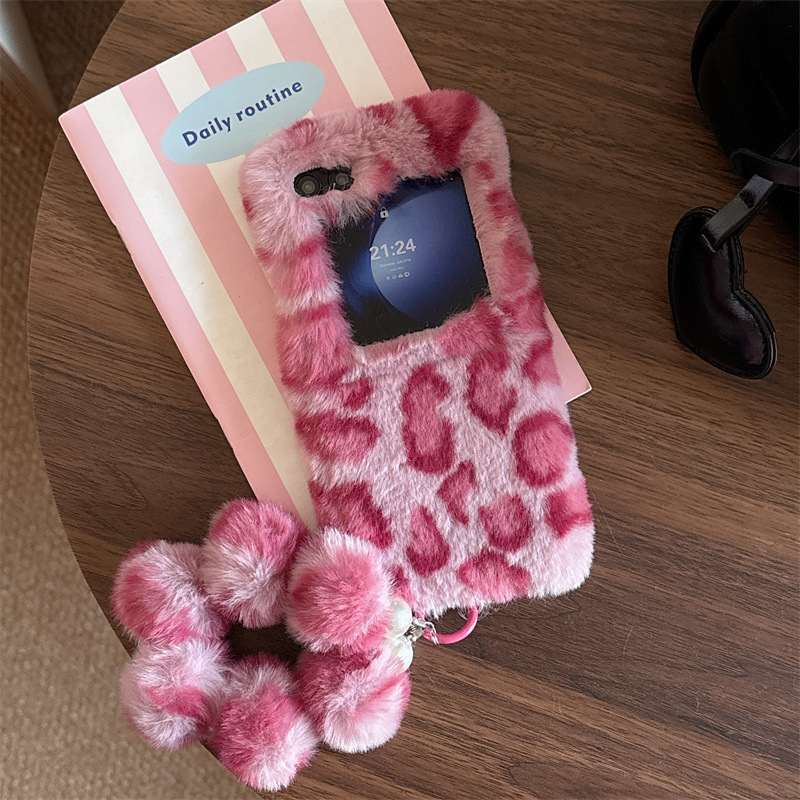 Fashion Leopard Print Fluffy P - Samsung Accessories Phone 评论和价格