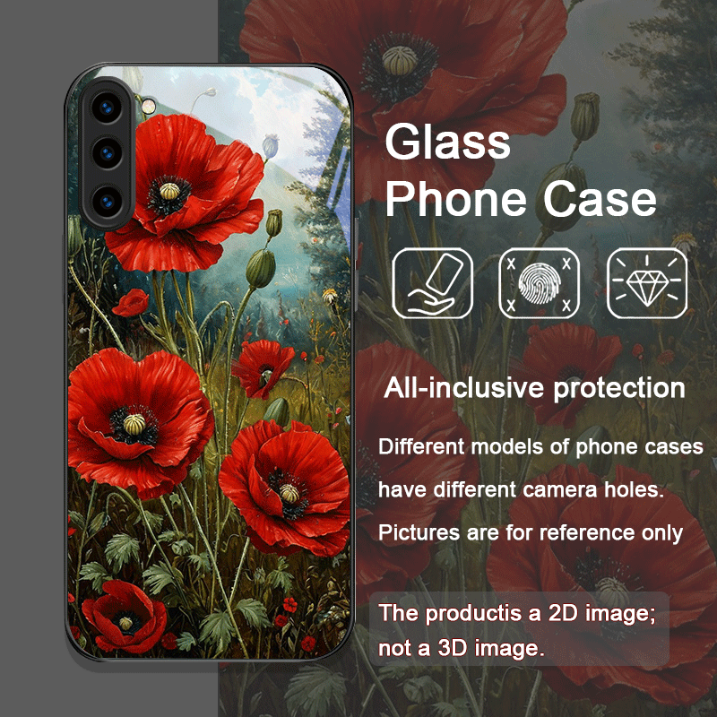 Retro Poppy Flower Bloom Hot R - Samsung Accessories Phone 评论和价格