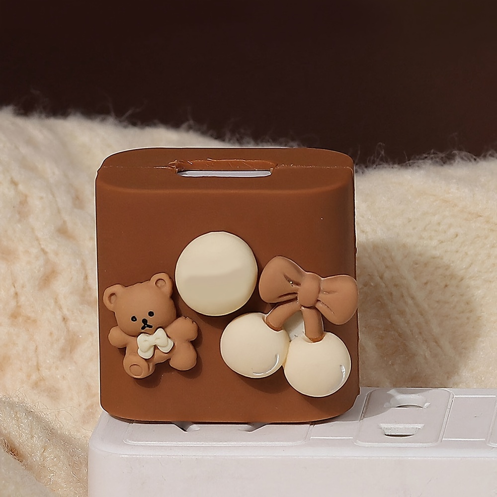 Cute Bear Charger Protector Ca - Phone Accessories Business 评论和价格